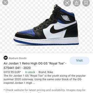 ISO!! Jordan 1 royal toe